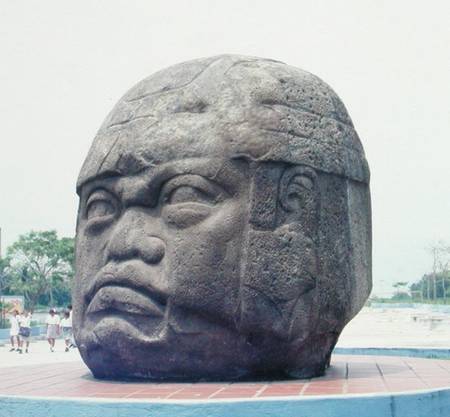 Colossal Head from San Lorenzo, Veracruz, Mexico, preclassic from Olmec