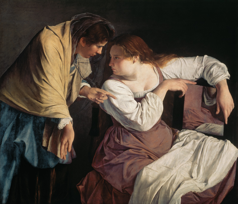 Martha Reproving Her Sister Mary from Orazio Gentileschi