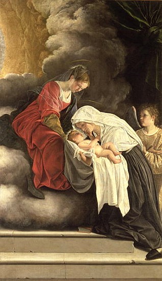 Madonna and Child with St. Frances of Rome from Orazio Gentileschi