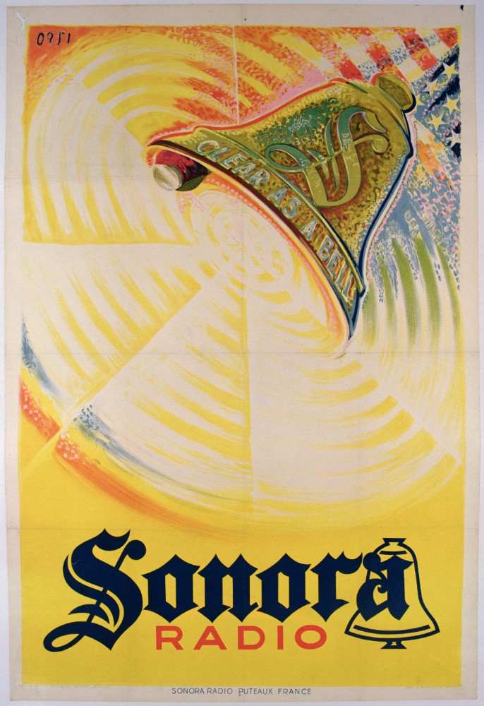 Poster advertising Sonora from Orsi