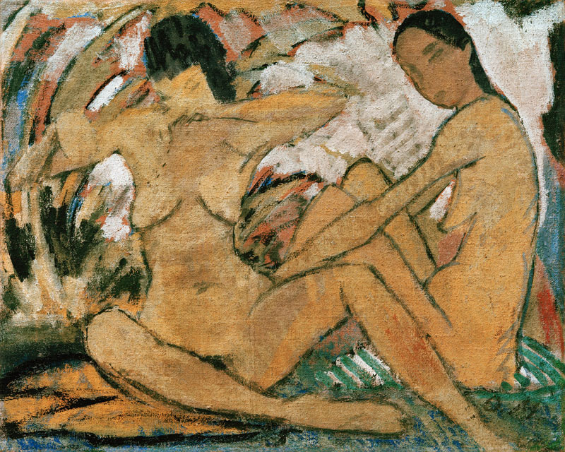 Two Women Sitting from Otto Mueller