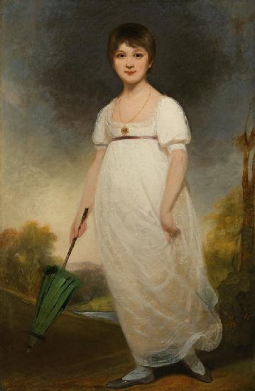 Portrait of Jane Austen (1775-1817) the 'Rice Portrait'