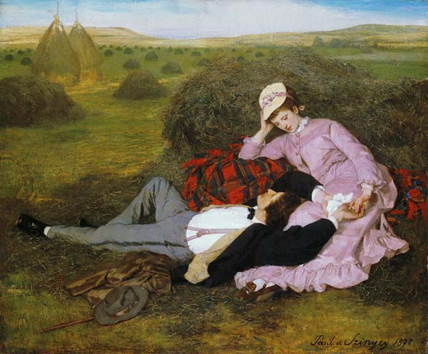 Lovers from Pál Szinyei-Merse