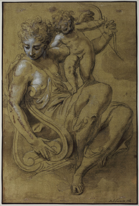 Sappho and Eros from Paolo Farinati