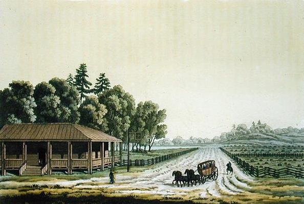 View of Capitol Hill, Washington (colour engraving) from Paolo Fumagalli