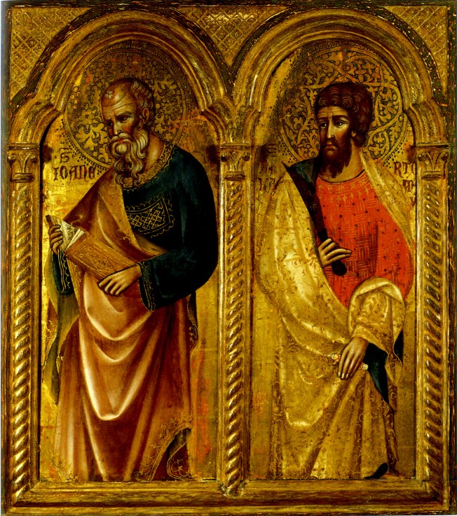 Apostles Saint James and Saint Bartholomew from Paolo Veneziano