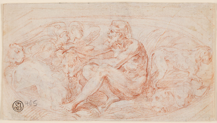 Daniel in der Löwengrube from Parmigianino