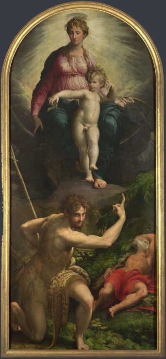 The Madonna and Child with Saints John the Baptist and Jerome from Parmigianino