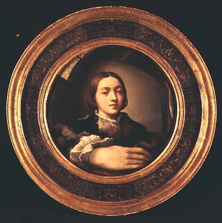 Self Portrait at the Mirror from Parmigianino