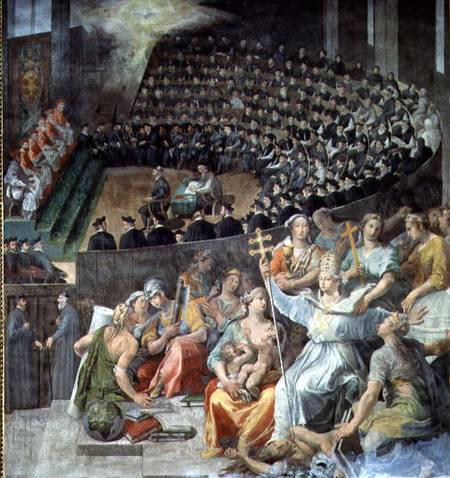 The Council of Trent from Pasquale Cati