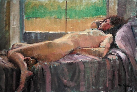 Reclining Nude (oil on canvas)  from  Pat  Maclaurin