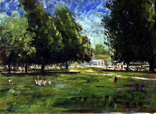July in Kensington Gardens, 1998 (oil on canvas)  from Patricia  Espir