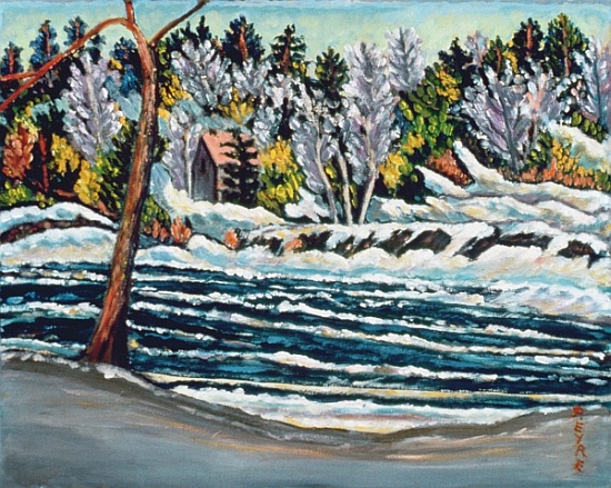 Winter Thaw, Gatineau River from  Patricia  Eyre
