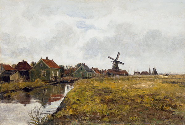 Zaanstreek (houses at the channel) from Paul Baum