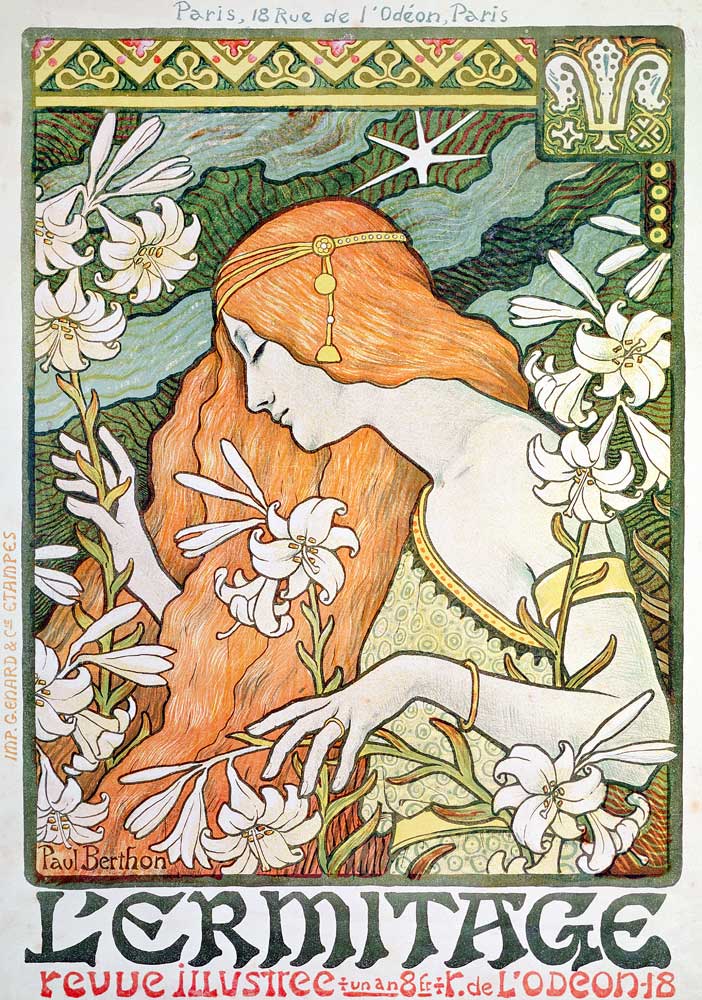 L'Ermitage, revue illustrée (Poster) from Paul Berthon