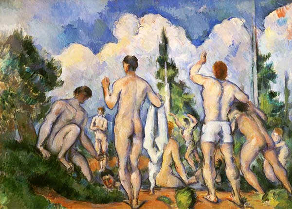 Taking a bath from Paul Cézanne