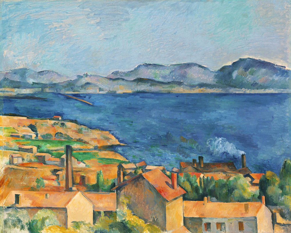 The Bay of Marseilles, Seen from L'Estaque from Paul Cézanne