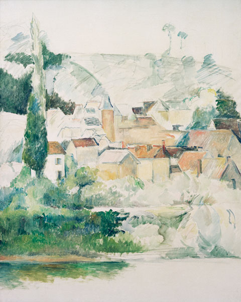 M?Šdan, Ch??teau and Village from Paul Cézanne