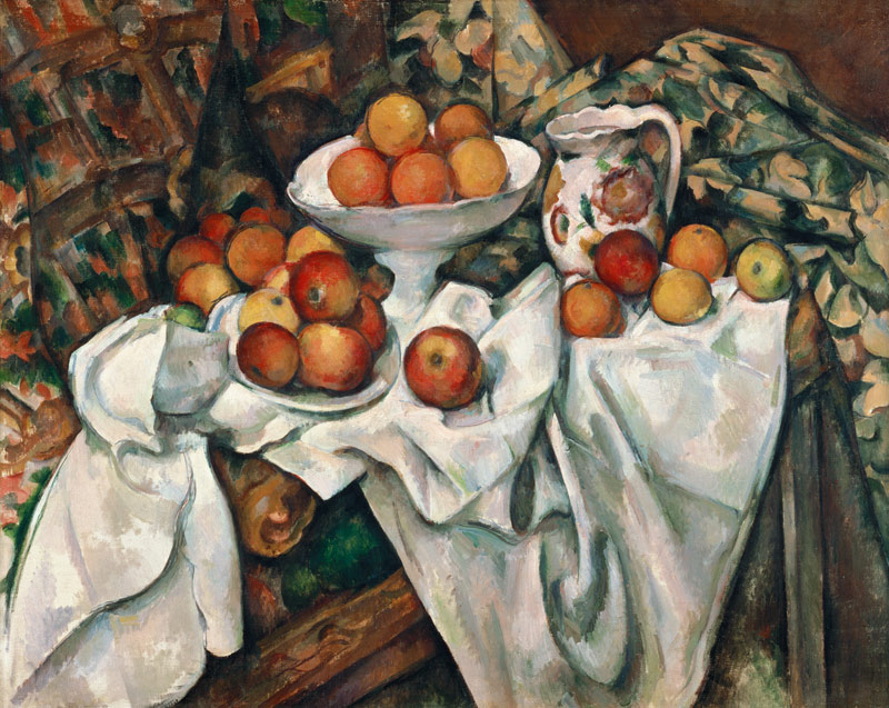Still life with apples and oranges from Paul Cézanne
