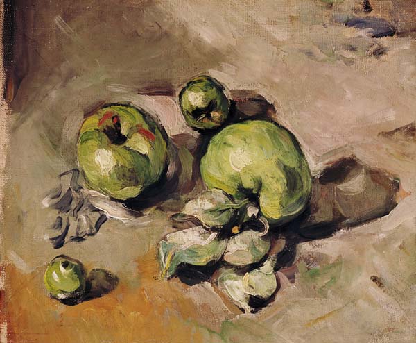 P.Cezanne / Green Apples / 1873 from Paul Cézanne