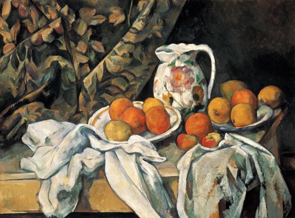 Still Life with Drapery from Paul Cézanne