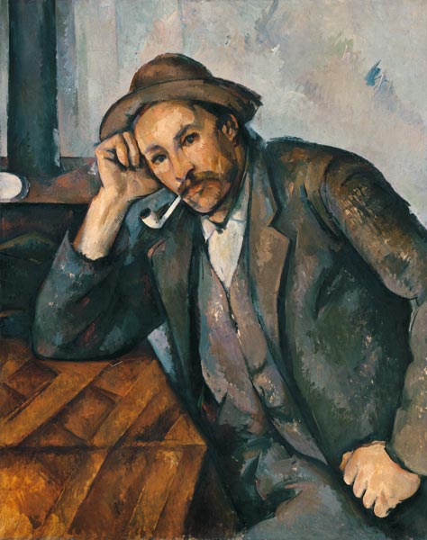 Smoker with a rested arm. from Paul Cézanne