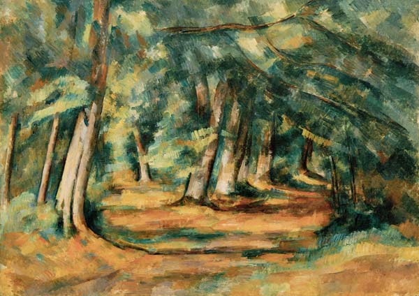 Sous-bois (pres du Jas de Bouffan) from Paul Cézanne