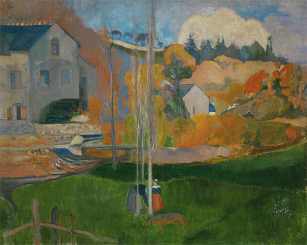 Brittany Landscape: the David Mill from Paul Gauguin