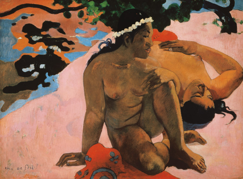 Aha oe Feii? (Are You Jealous?) from Paul Gauguin