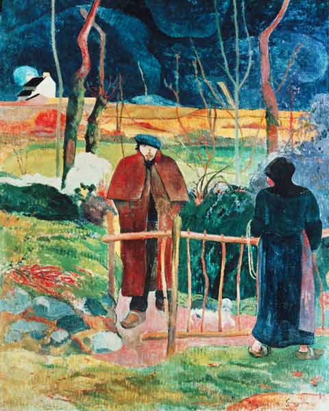 Bonjour, Monsieur Gauguin, 1889 (oil on canvas) from Paul Gauguin