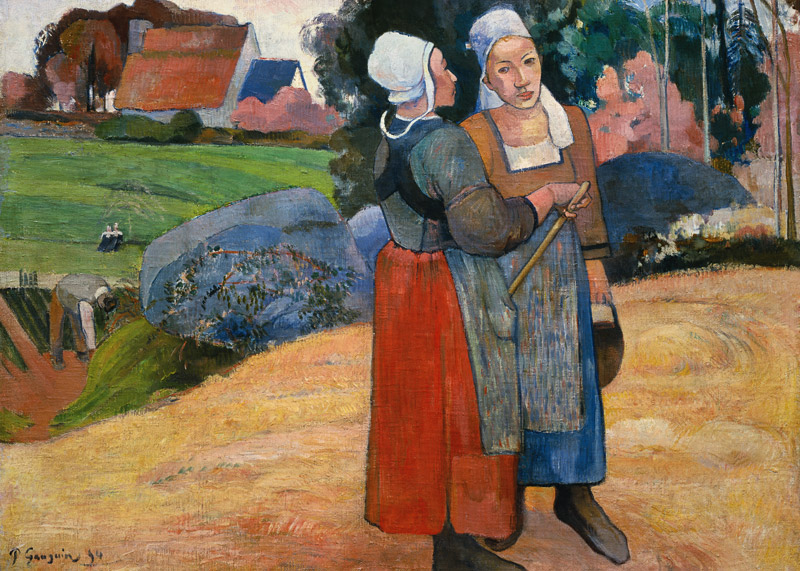 Breton Farmers from Paul Gauguin
