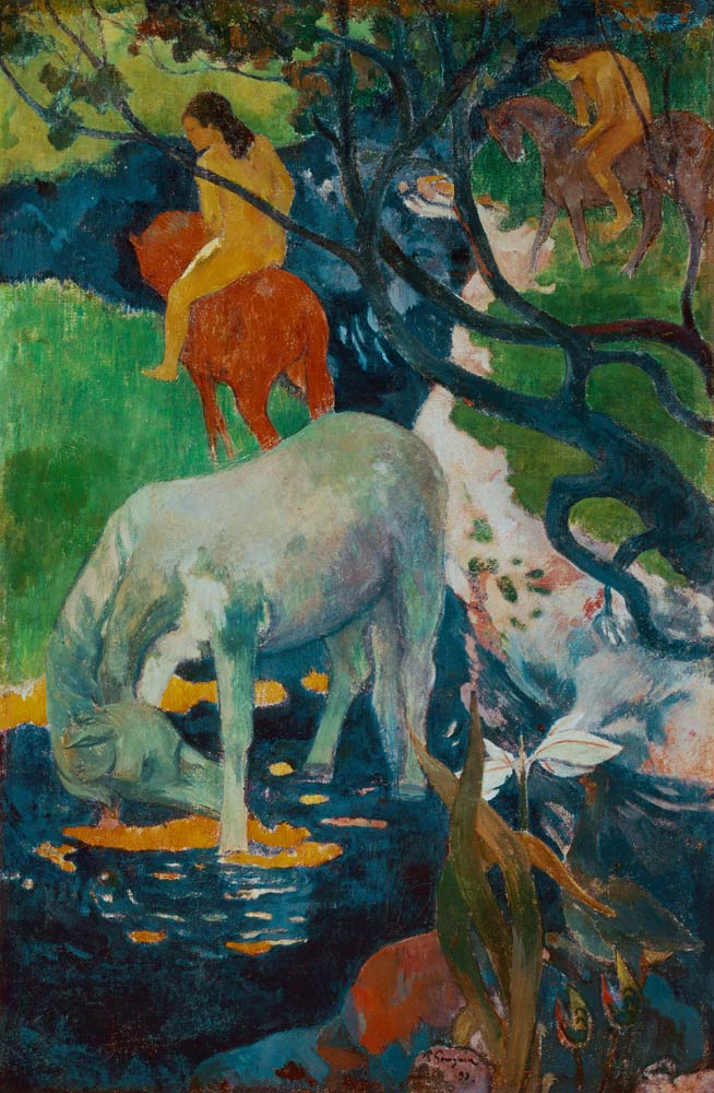 Gauguin / The white horse / 1893 from Paul Gauguin
