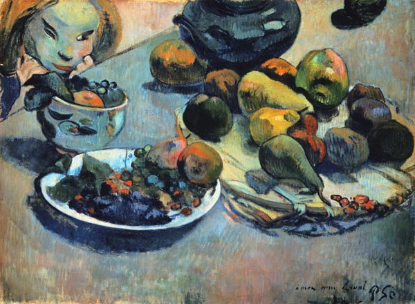 Fruit still life from Paul Gauguin