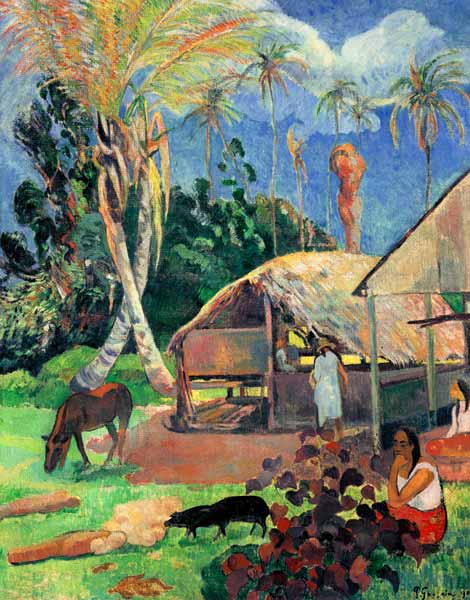The Balck Pigs from Paul Gauguin