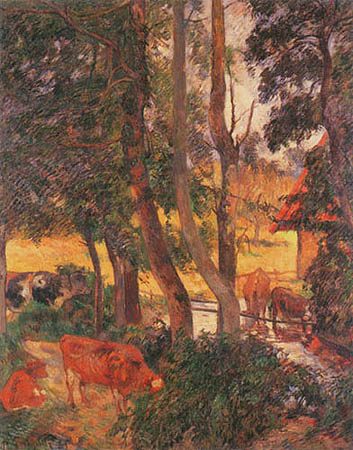 Corner of a pond from Paul Gauguin