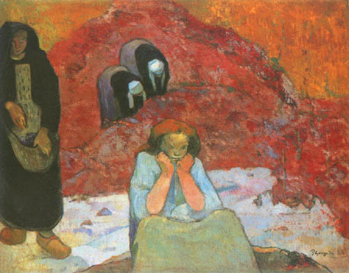 Reap misery in Arles or human from Paul Gauguin