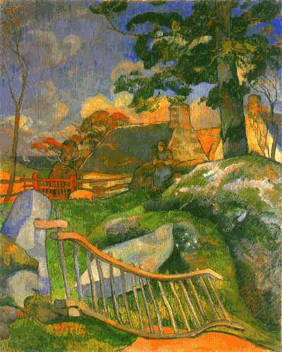 The gate (the Schweinehirtin) from Paul Gauguin