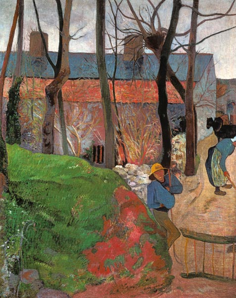Cottage at Le Pouldu from Paul Gauguin