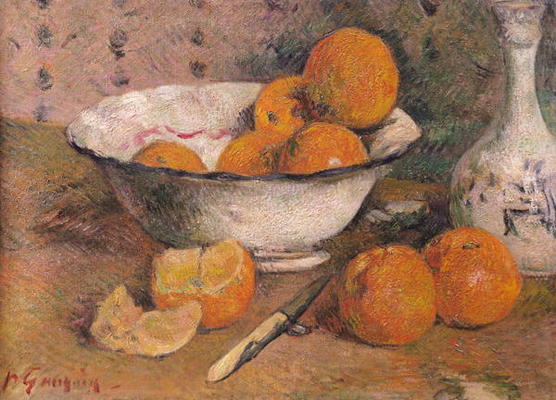 Still life with Oranges, 1881 (oil on canvas) from Paul Gauguin