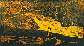 TE PO (Die herrliche Nacht) from Paul Gauguin