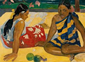 Tahitian Women on the Beach