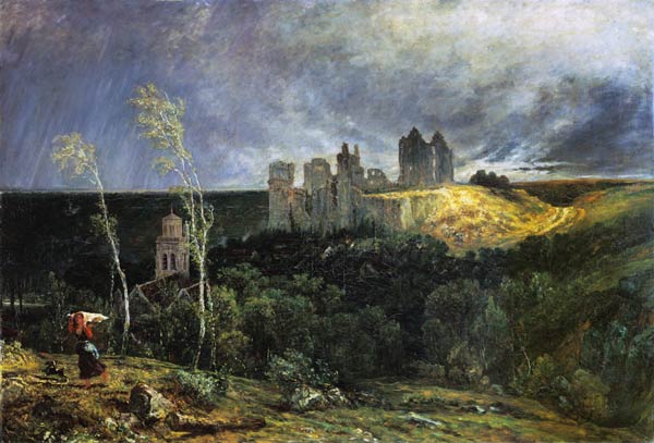 The Ruins of Chateau de Pierrefonds from Paul Huet