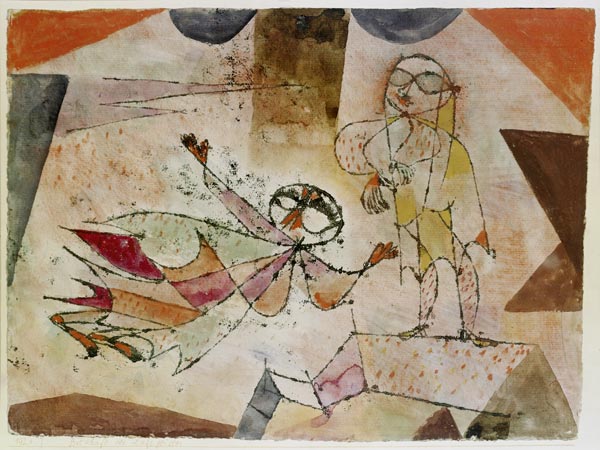 Message of the spirit of the air. from Paul Klee