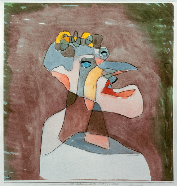Der Mann mit dem Mundwerk, 1930. from Paul Klee