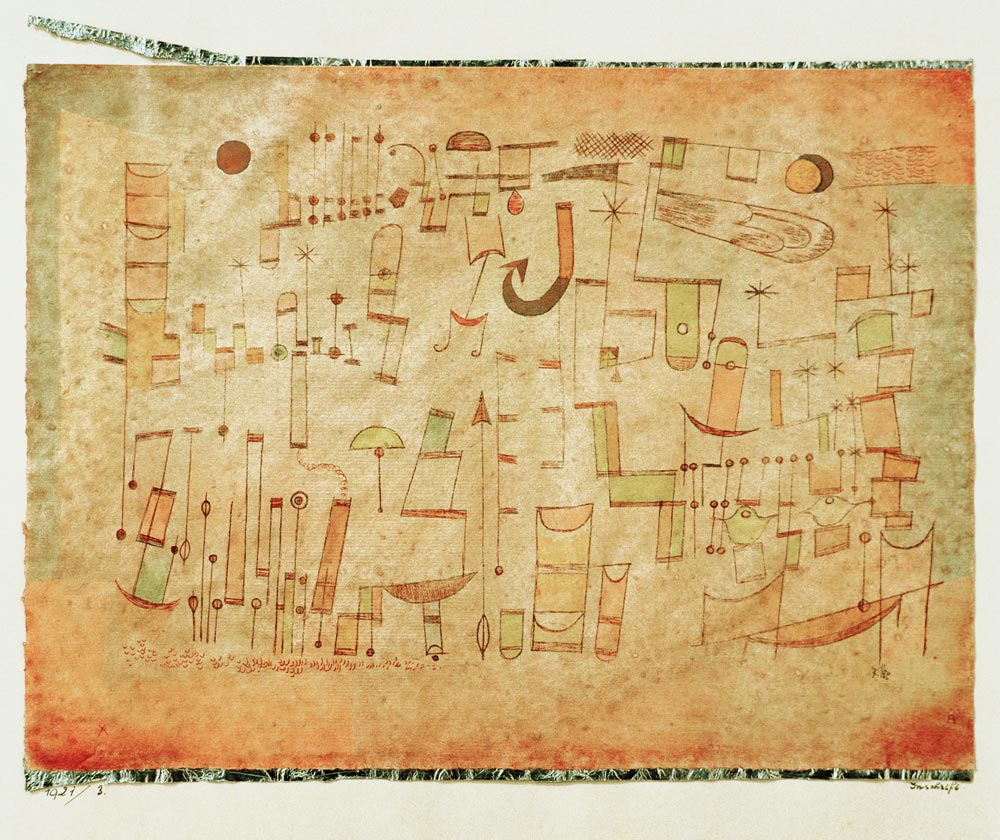 Inschrift, 1921.3. from Paul Klee