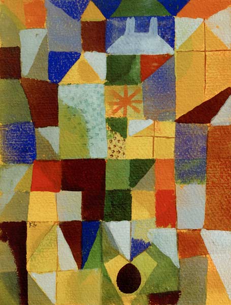 Staedtische Komposition m.d. mit gelben from Paul Klee