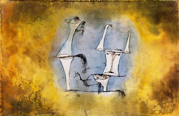 Aurochs world couple from Paul Klee