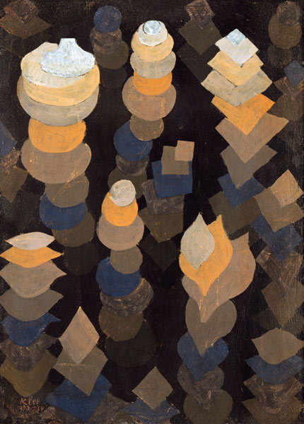 Growth of the night plants from Paul Klee