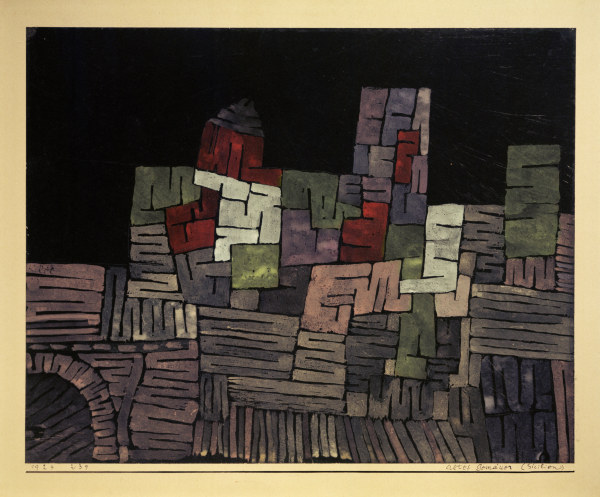 Altes Gemaeuer, Sizilien, 1924. from Paul Klee