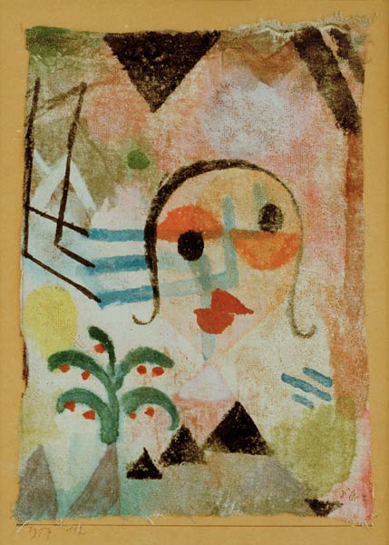 Bildnis einer Rothaarigen, 1917.112. from Paul Klee